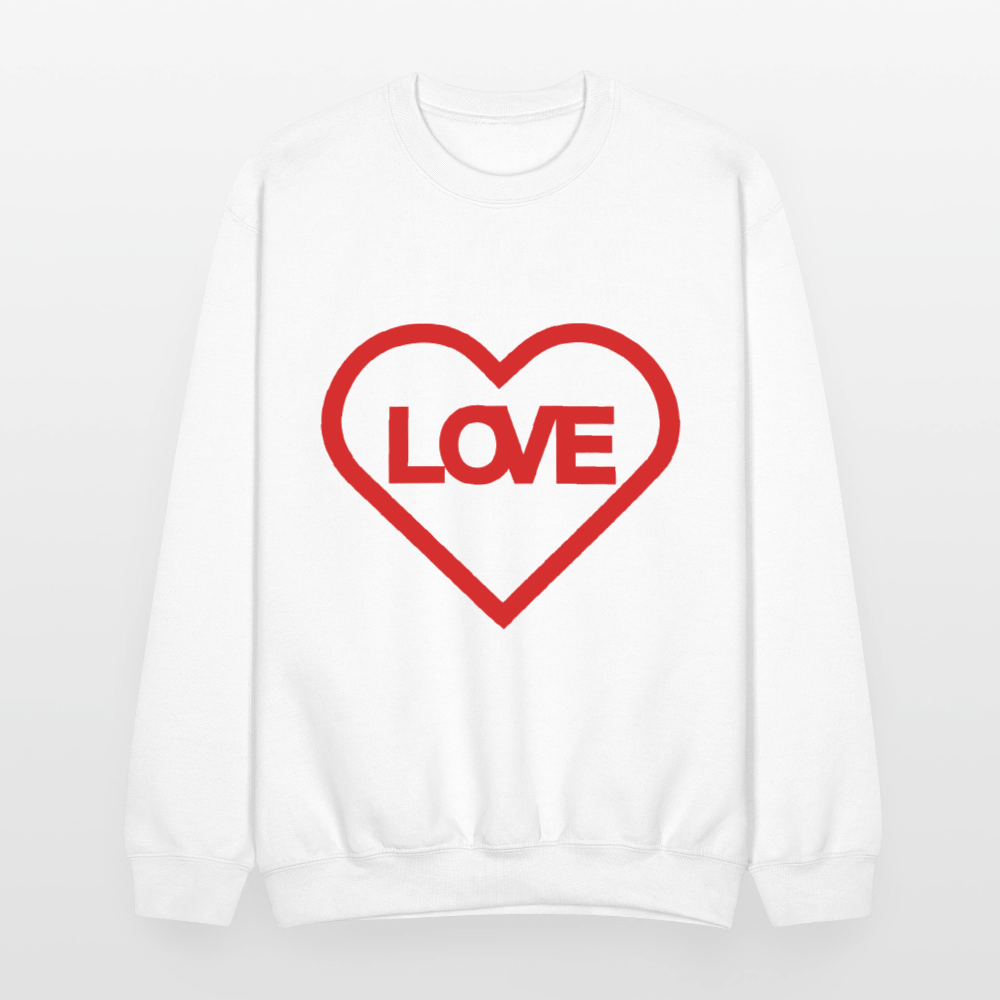 Love Crewneck Sweatshirt - white