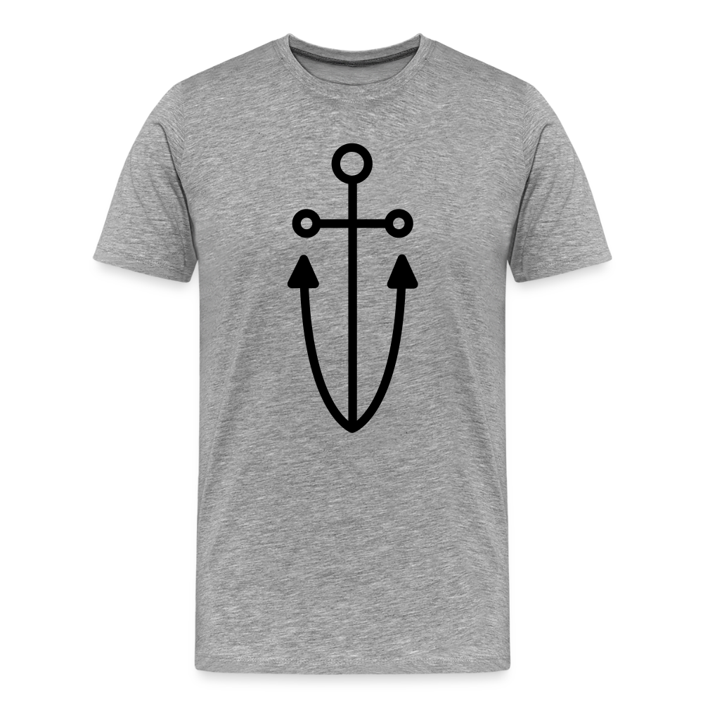Anchor Men's Premium T-Shirt - heather gray