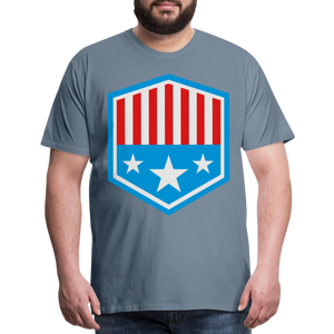 Men's Patriot Tee - steel blue
