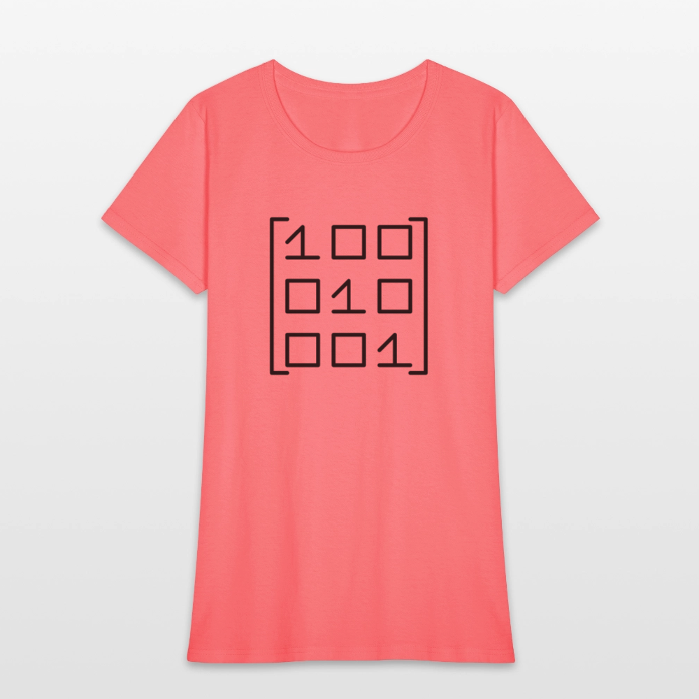 Numbers Women's T-Shirt - coral