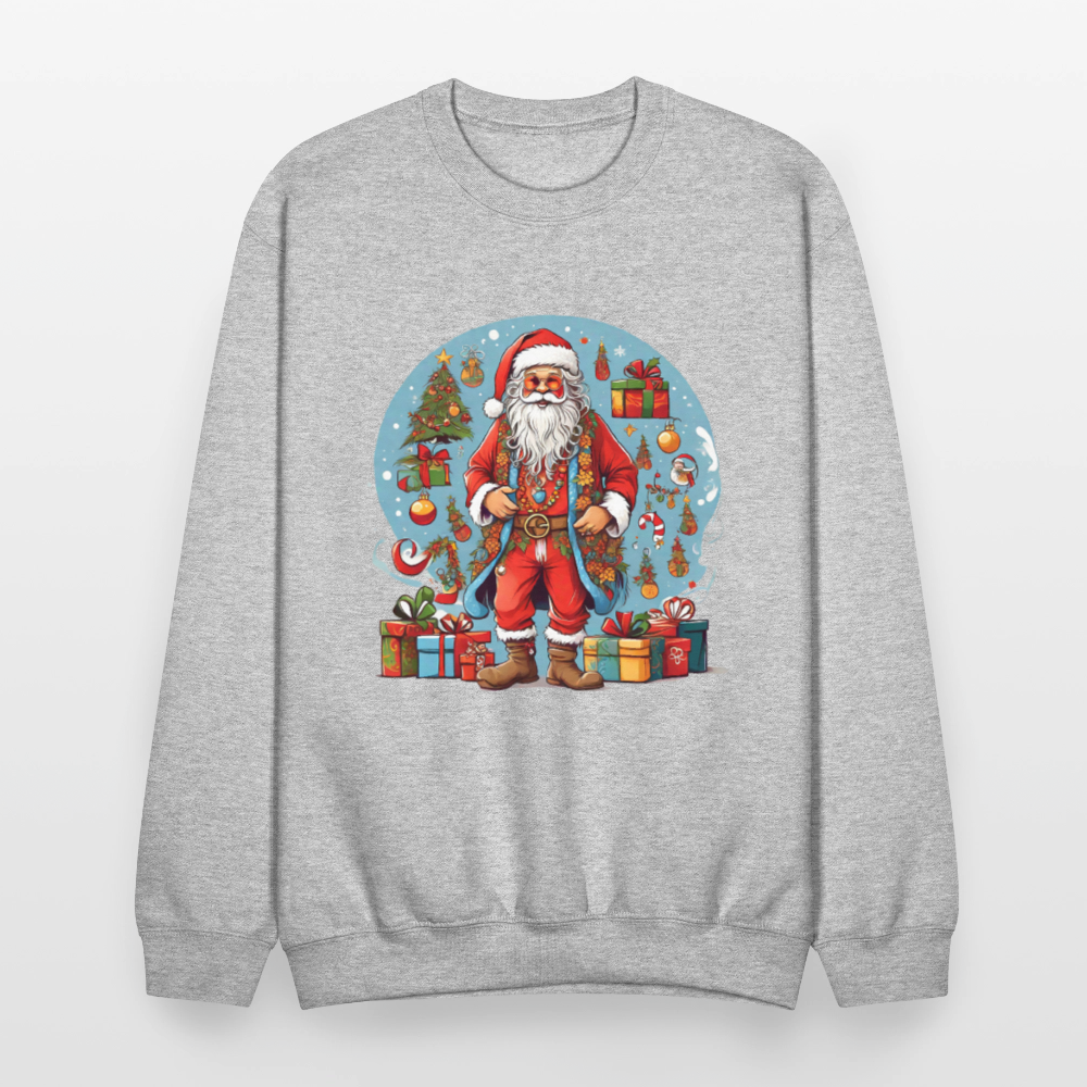 Hippie Santa Sweatshirt - heather gray