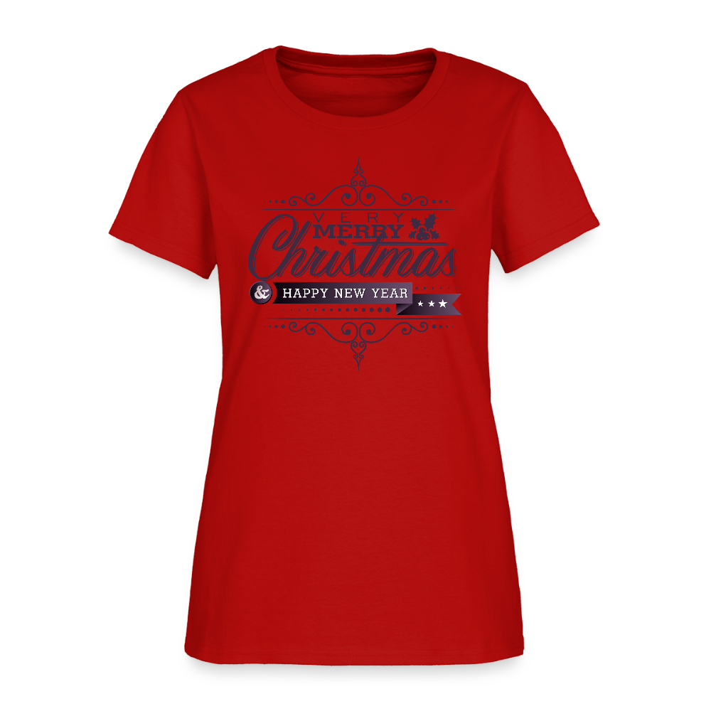Merry Christmas 3 Women's T-Shirt - red