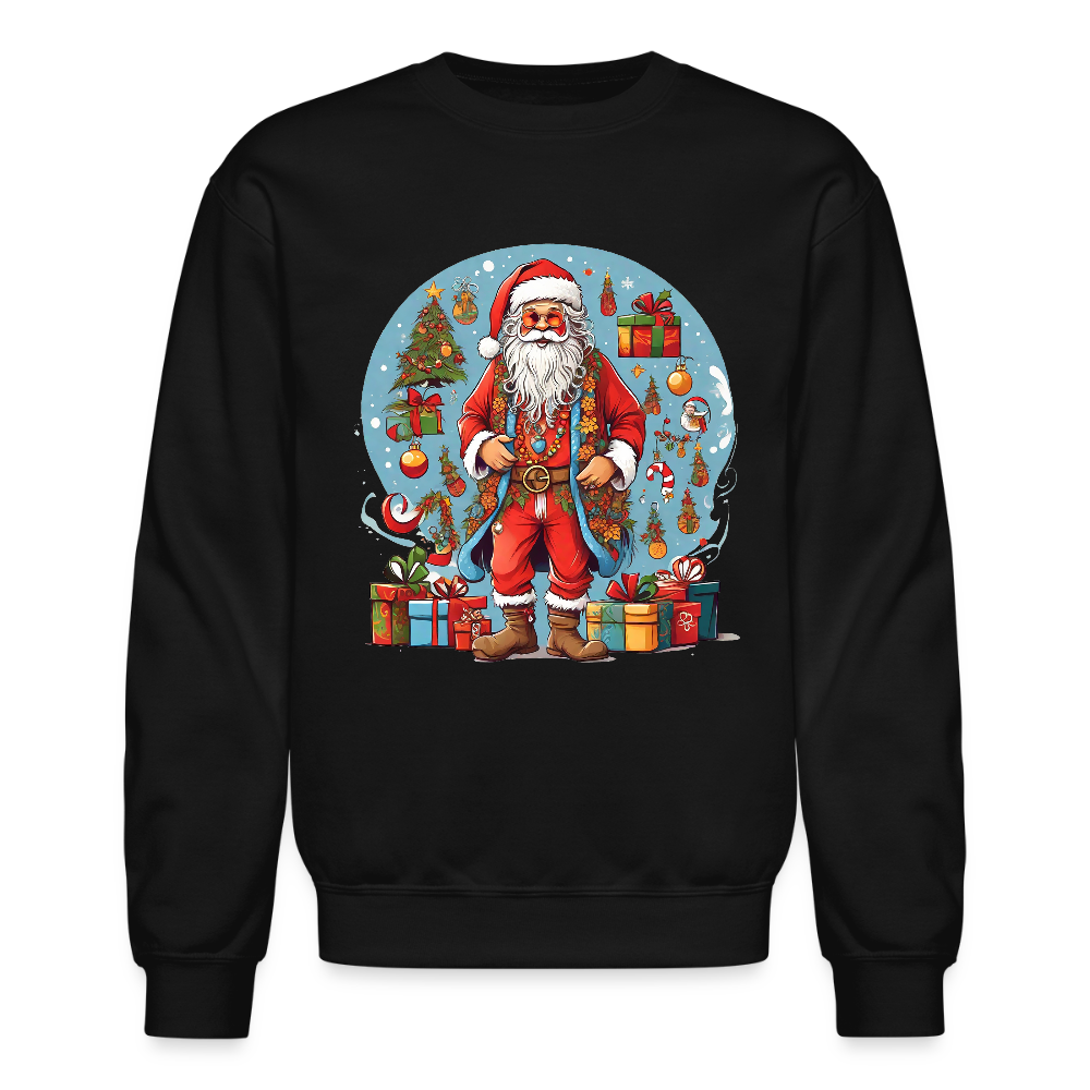 Hippie Santa Sweatshirt - black