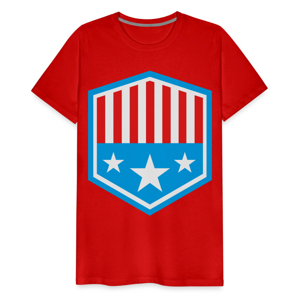 Men's Patriot Tee - red