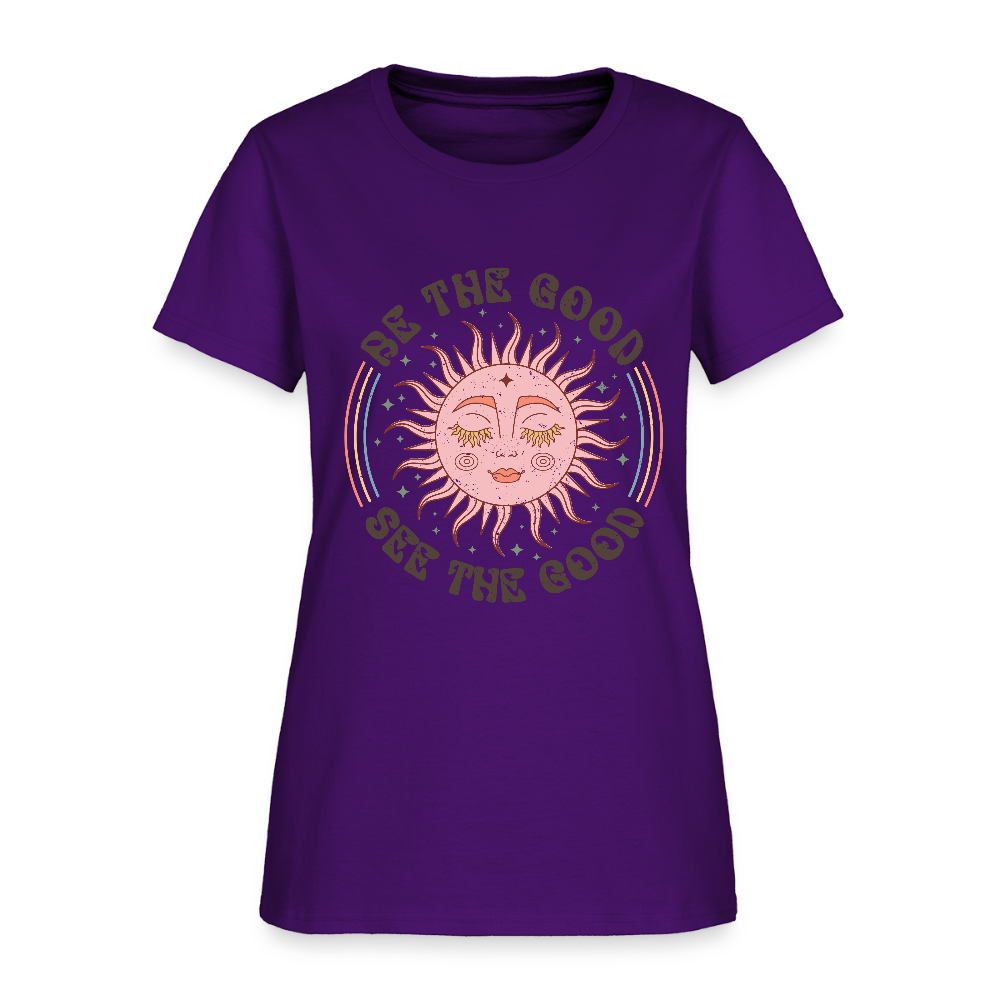 Be The Good See The Good Women's Tee - purple