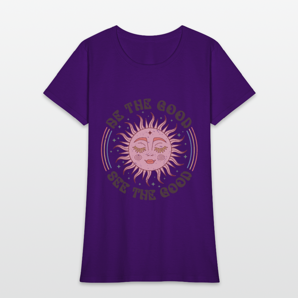 Be The Good See The Good Women's Tee - purple