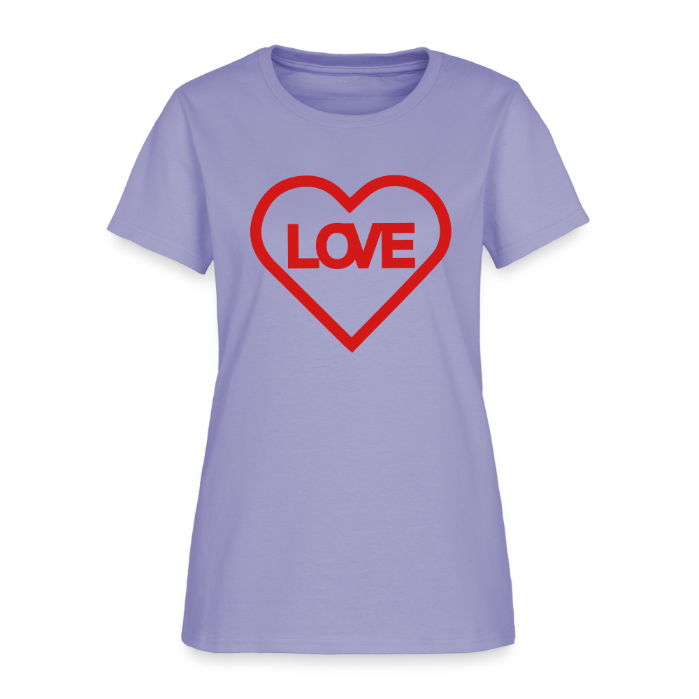 Love Women's T-Shirt - lavender
