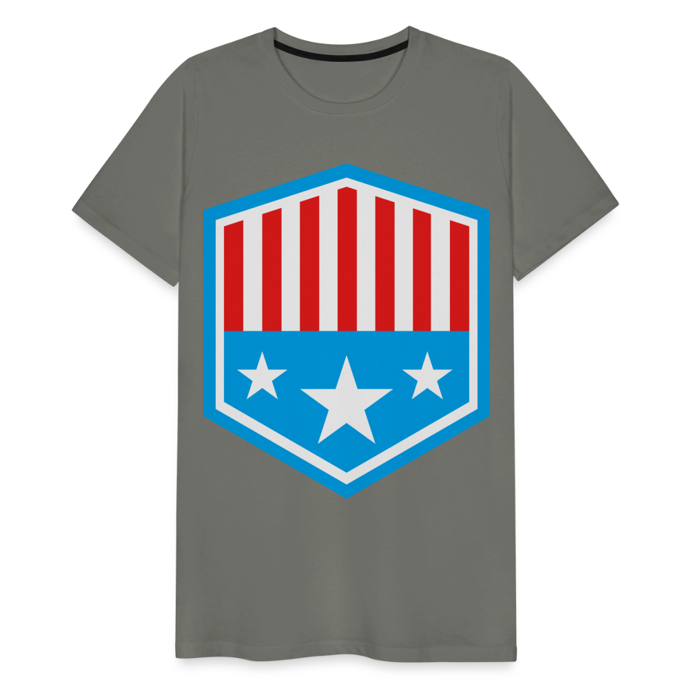 Men's Patriot Tee - asphalt gray