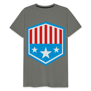 Men's Patriot Tee - asphalt gray