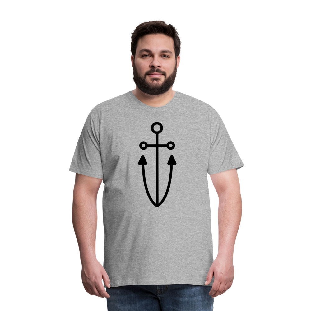 Anchor Men's Premium T-Shirt - heather gray
