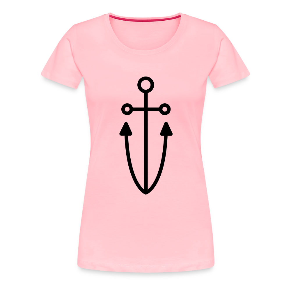 Anchor Women’s Premium T-Shirt - pink