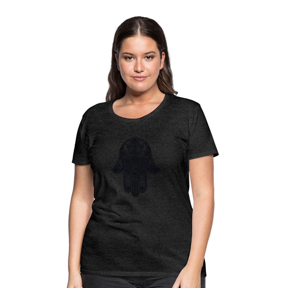 Hand of Fatimah Women’s Premium T-Shirt - charcoal grey
