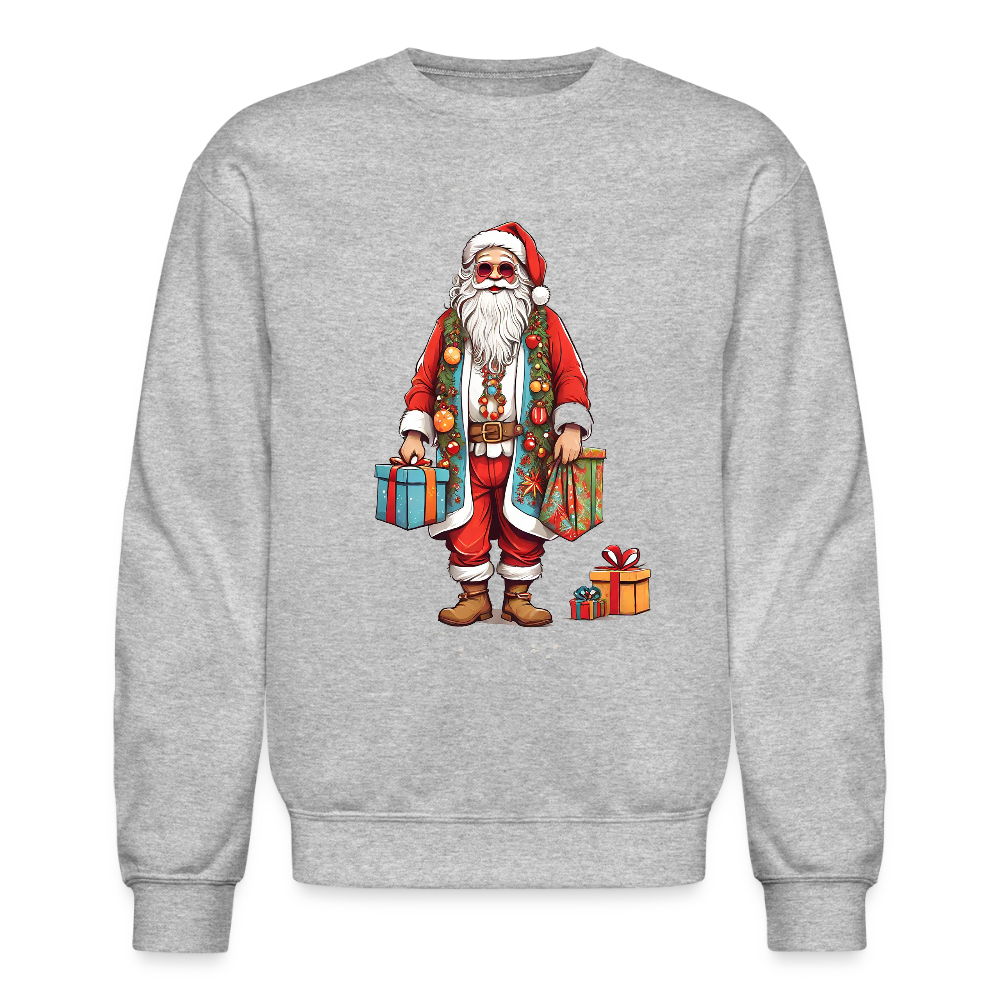 Hippie Santa 2 Sweatshirt - heather gray