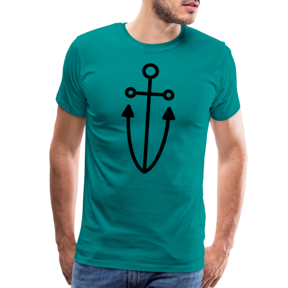 Anchor Men's Premium T-Shirt - teal