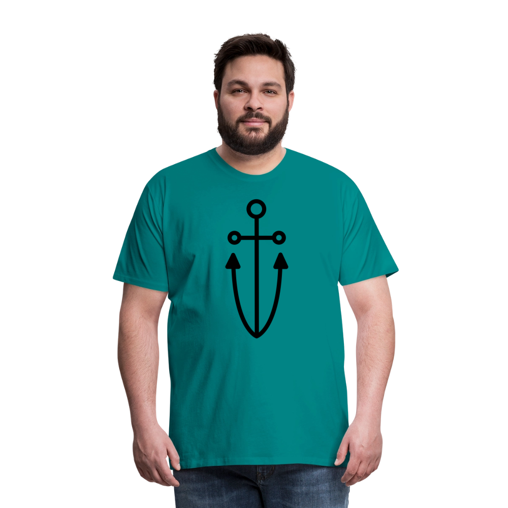 Anchor Men's Premium T-Shirt - teal