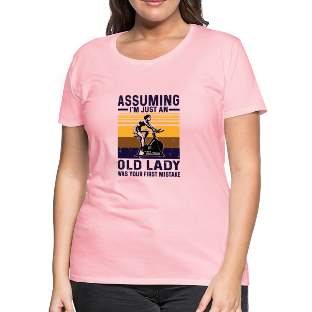 Assuming Women’s Premium T-Shirt - pink