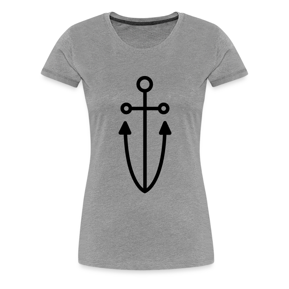 Anchor Women’s Premium T-Shirt - heather gray