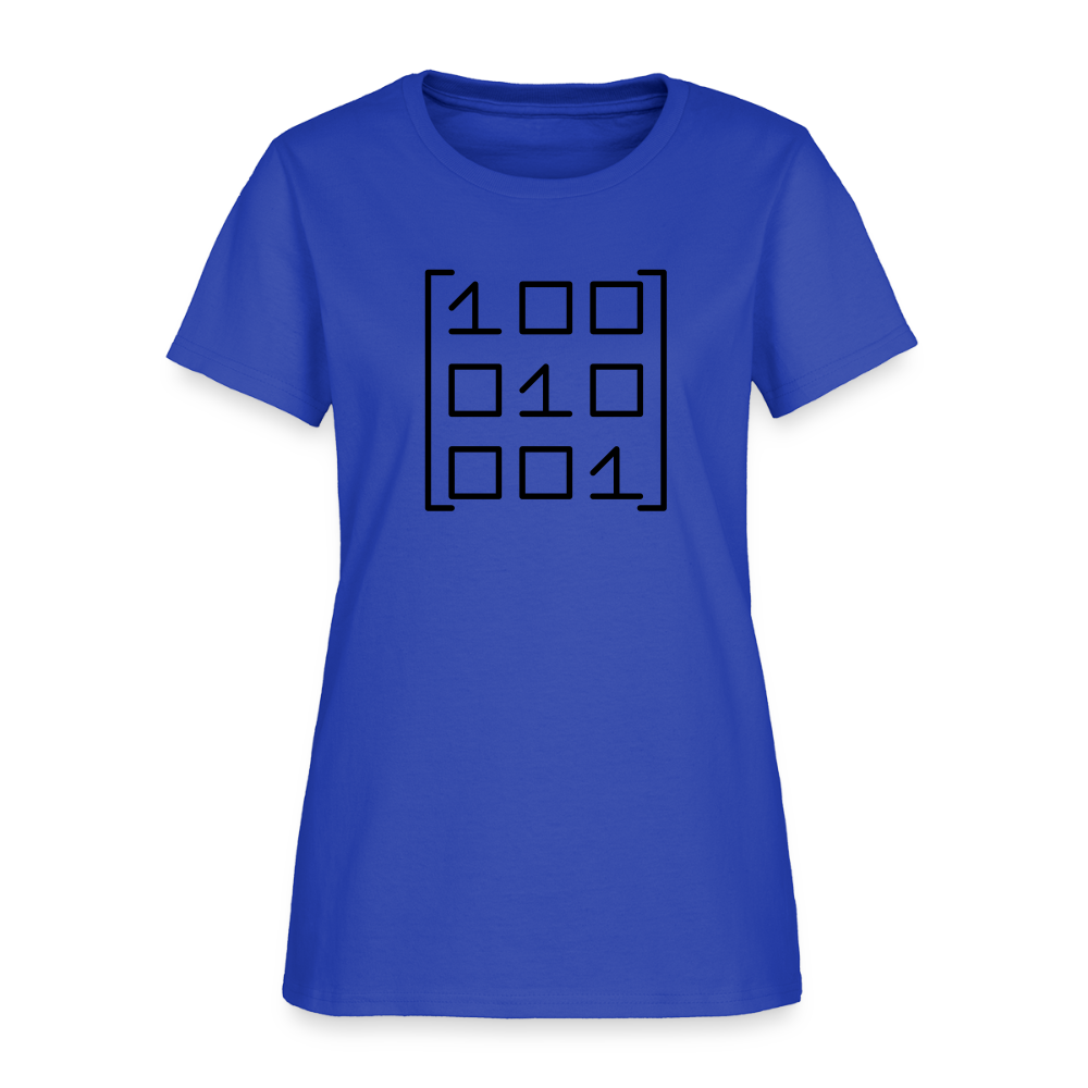 Numbers Women's T-Shirt - royal blue