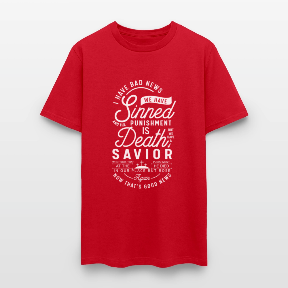 News Men's T-Shirt | GILDAN 5000 - red