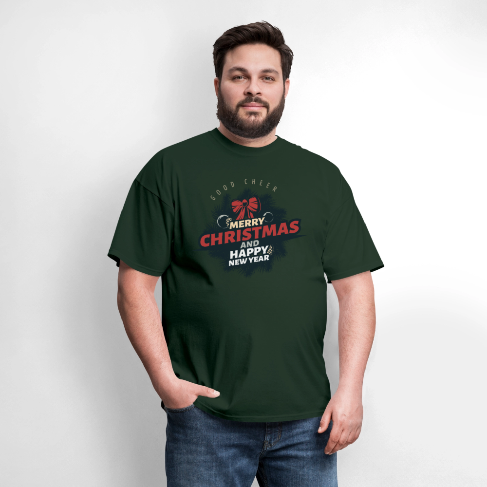Merry Christmas Men's T-Shirt - forest green