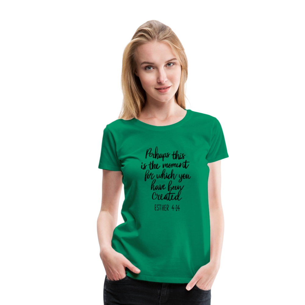 Moment Women’s Premium T-Shirt - kelly green