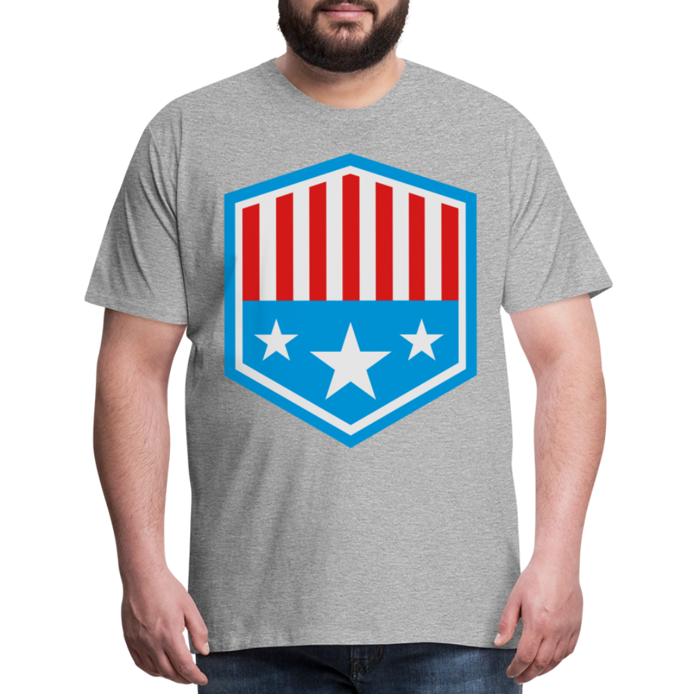 Men's Patriot Tee - heather gray