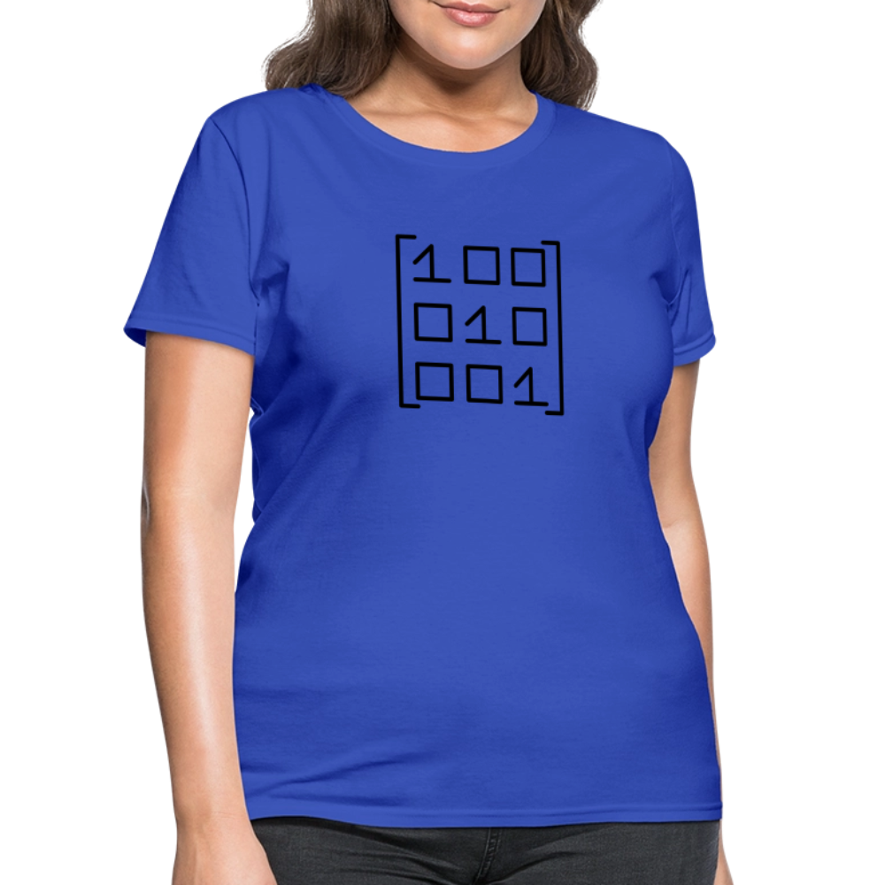 Numbers Women's T-Shirt - royal blue