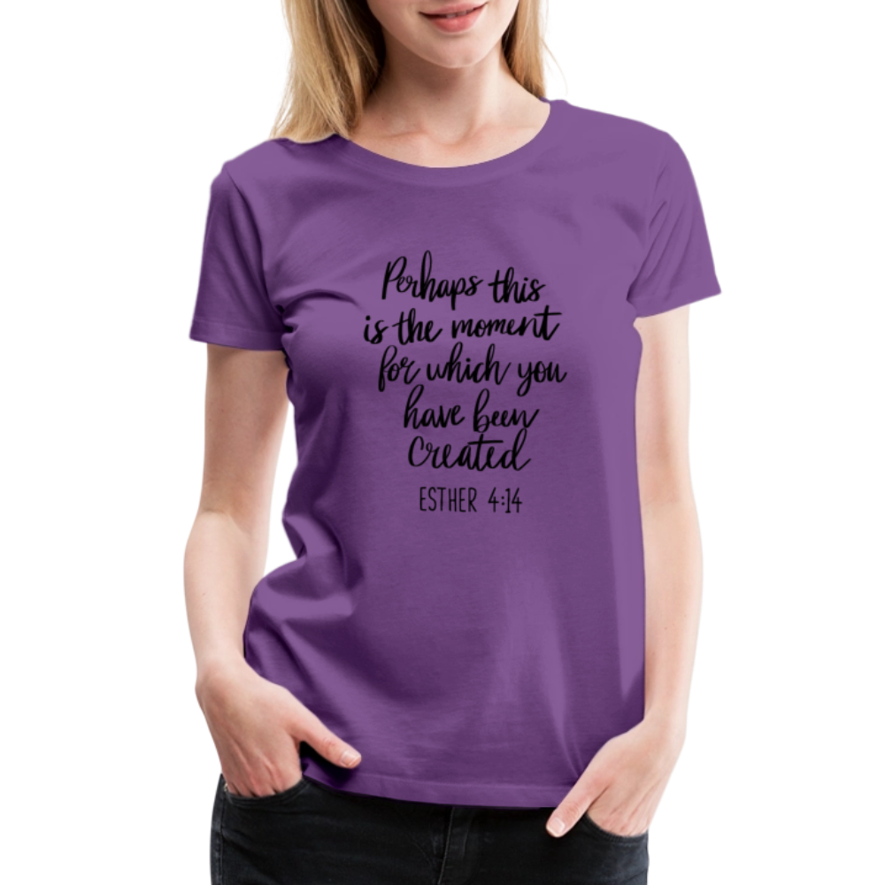Moment Women’s Premium T-Shirt - purple