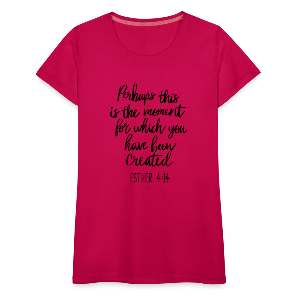 Moment Women’s Premium T-Shirt - dark pink