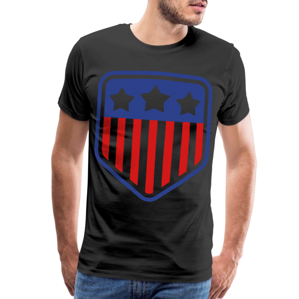 Men's Premium Patriot Tee - black