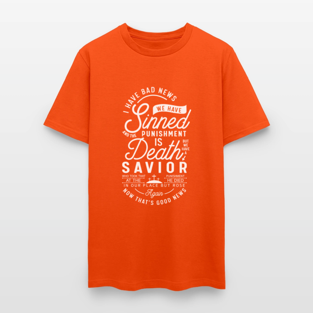 News Men's T-Shirt | GILDAN 5000 - orange