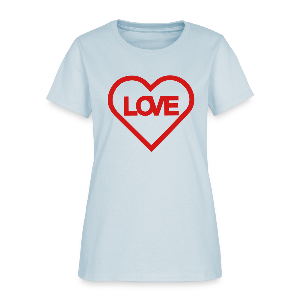 Love Women's T-Shirt - light blue