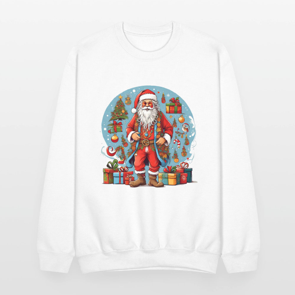 Hippie Santa Sweatshirt - white