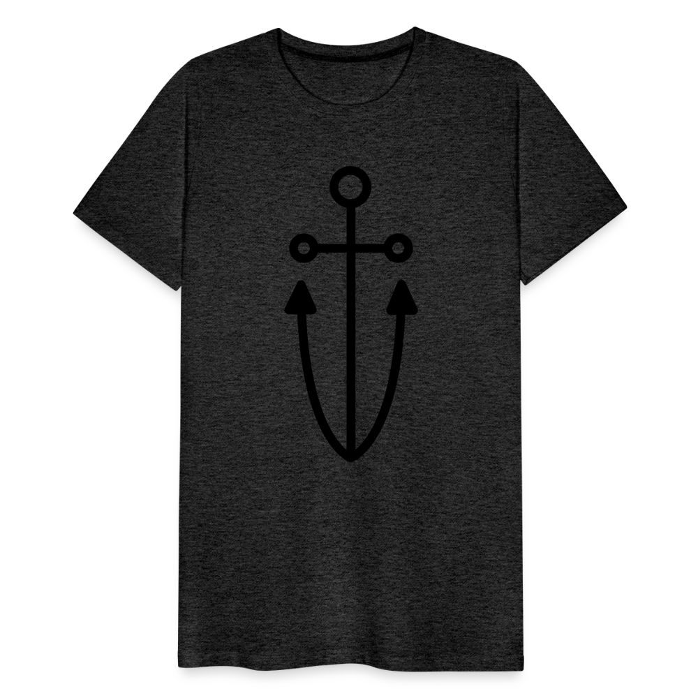 Anchor Men's Premium T-Shirt - charcoal grey
