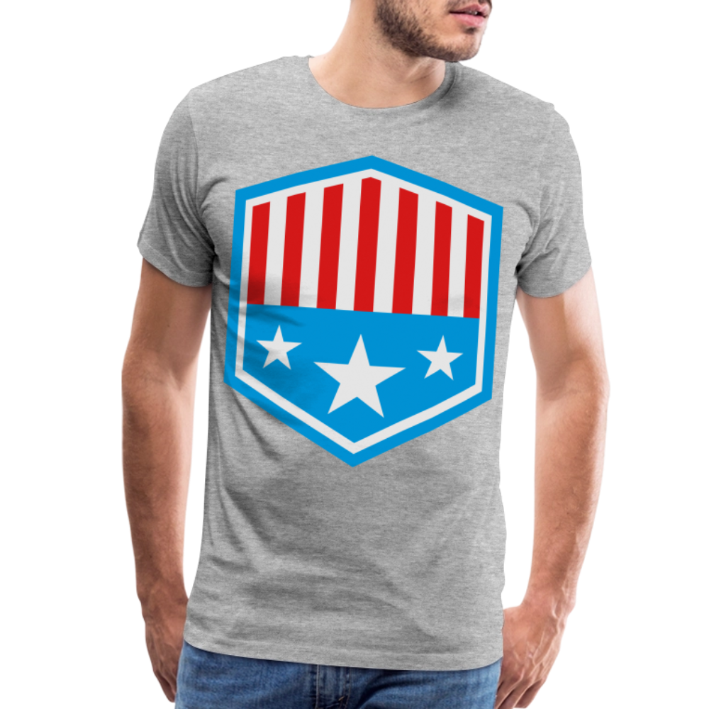 Men's Patriot Tee - heather gray