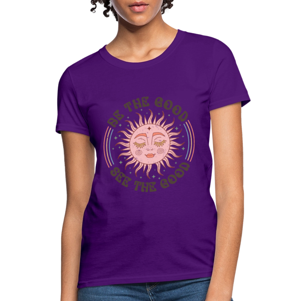Be The Good See The Good Women's Tee - purple