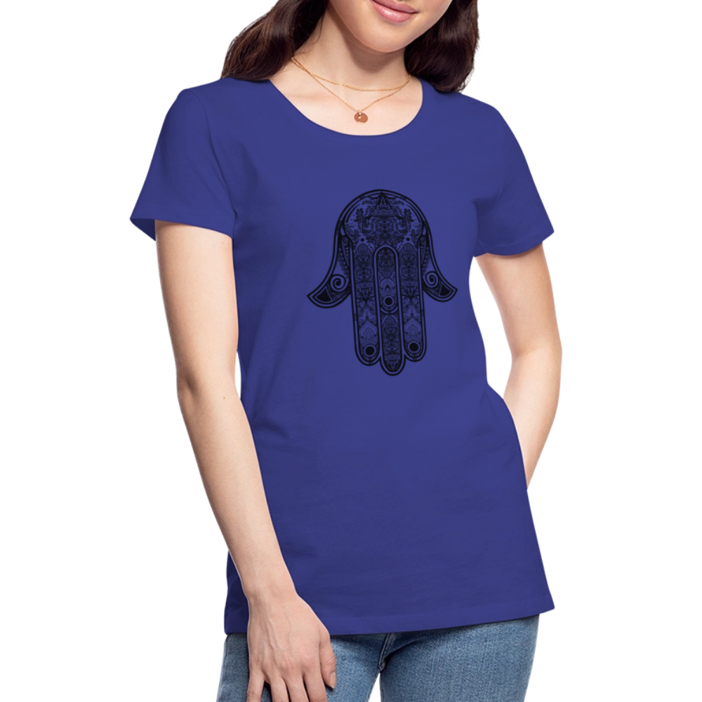 Hand of Fatimah Women’s Premium T-Shirt - royal blue