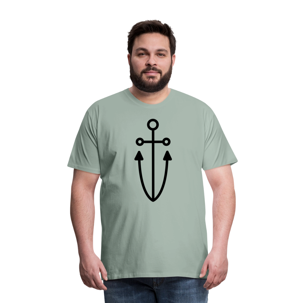 Anchor Men's Premium T-Shirt - steel green