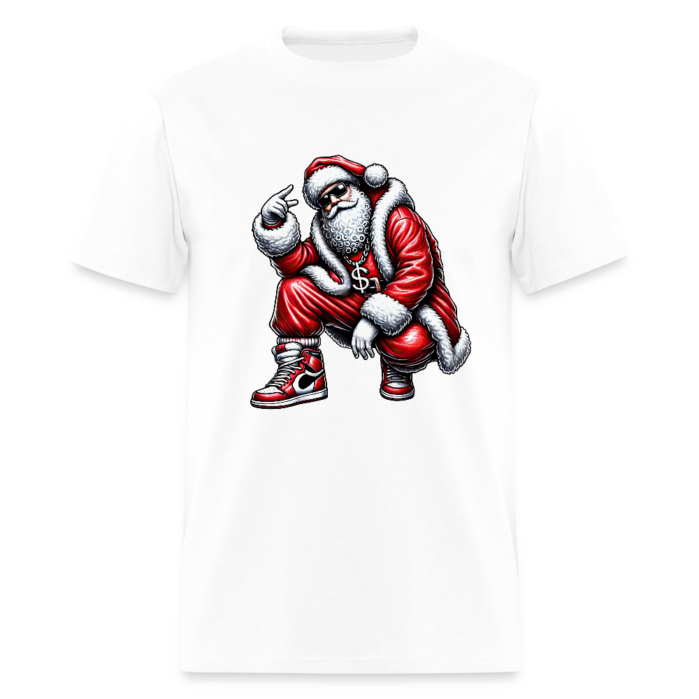 Hip Hop Santa Men's T-Shirt - white