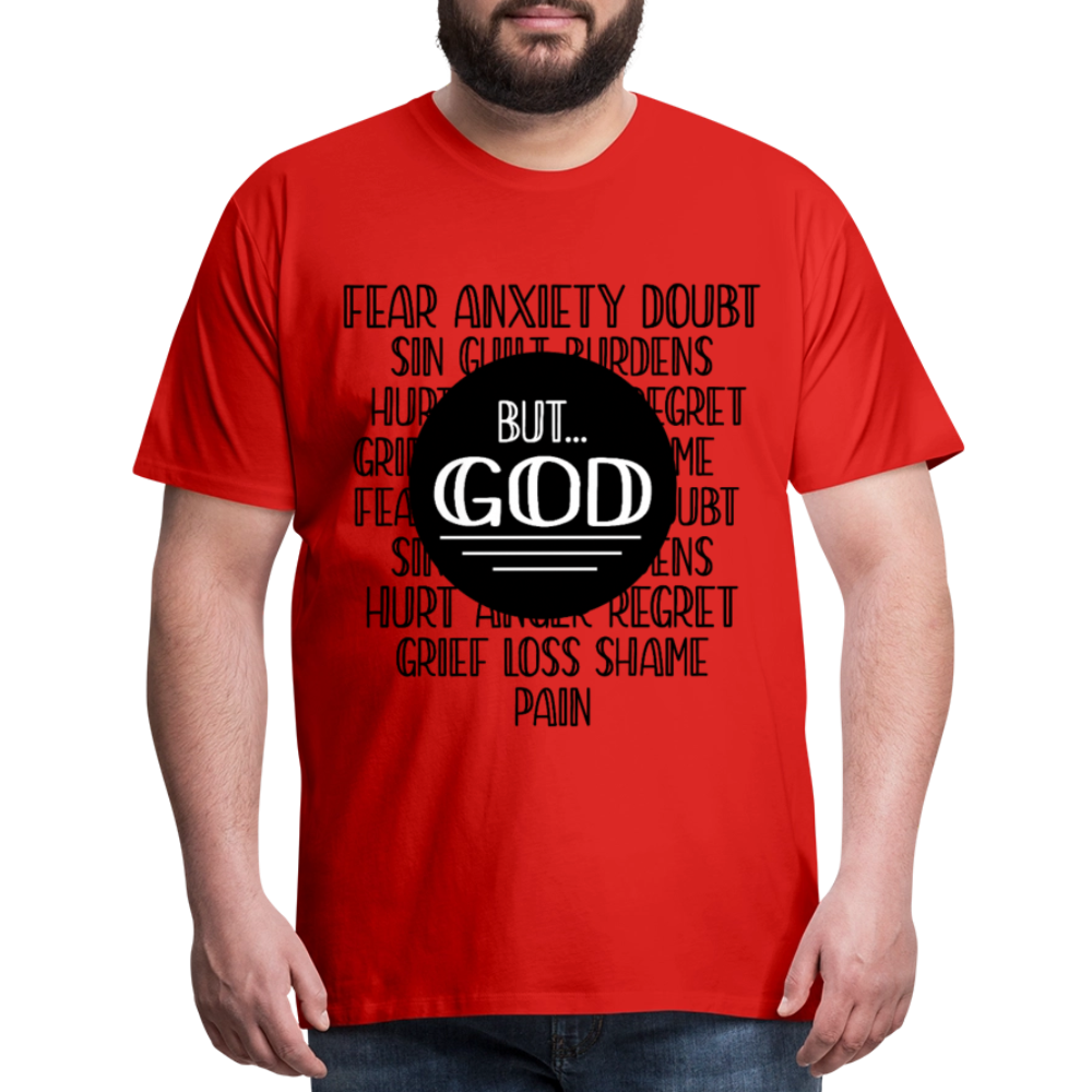 But God Men's Premium T-Shirt - red