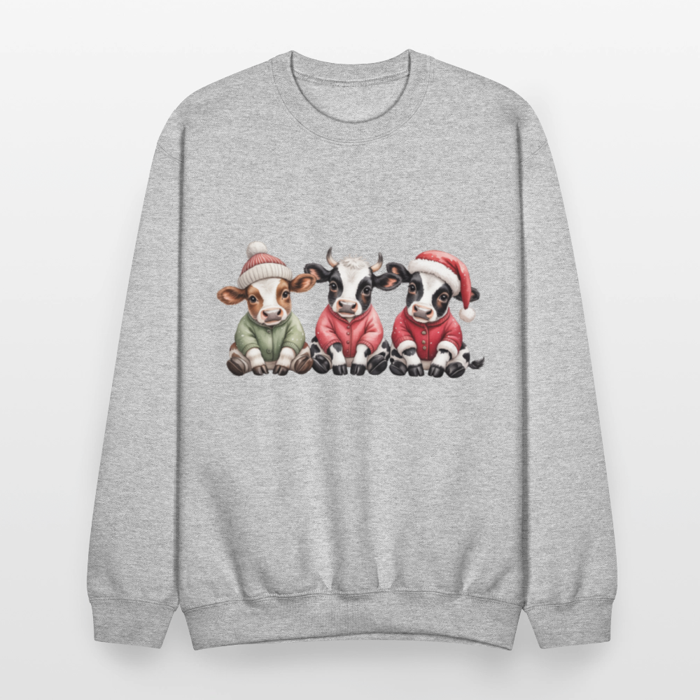 Christmas Calves Crewneck Sweatshirt - heather gray