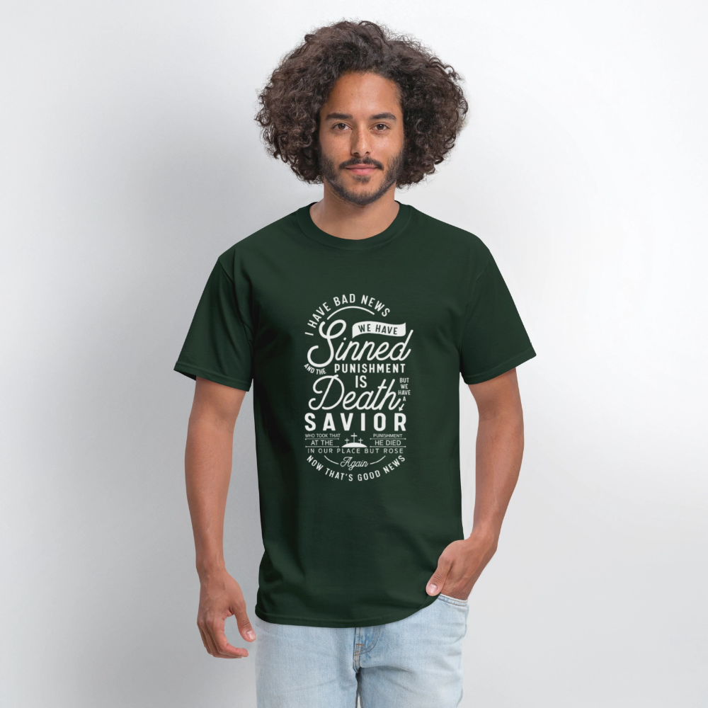 News Men's T-Shirt | GILDAN 5000 - forest green