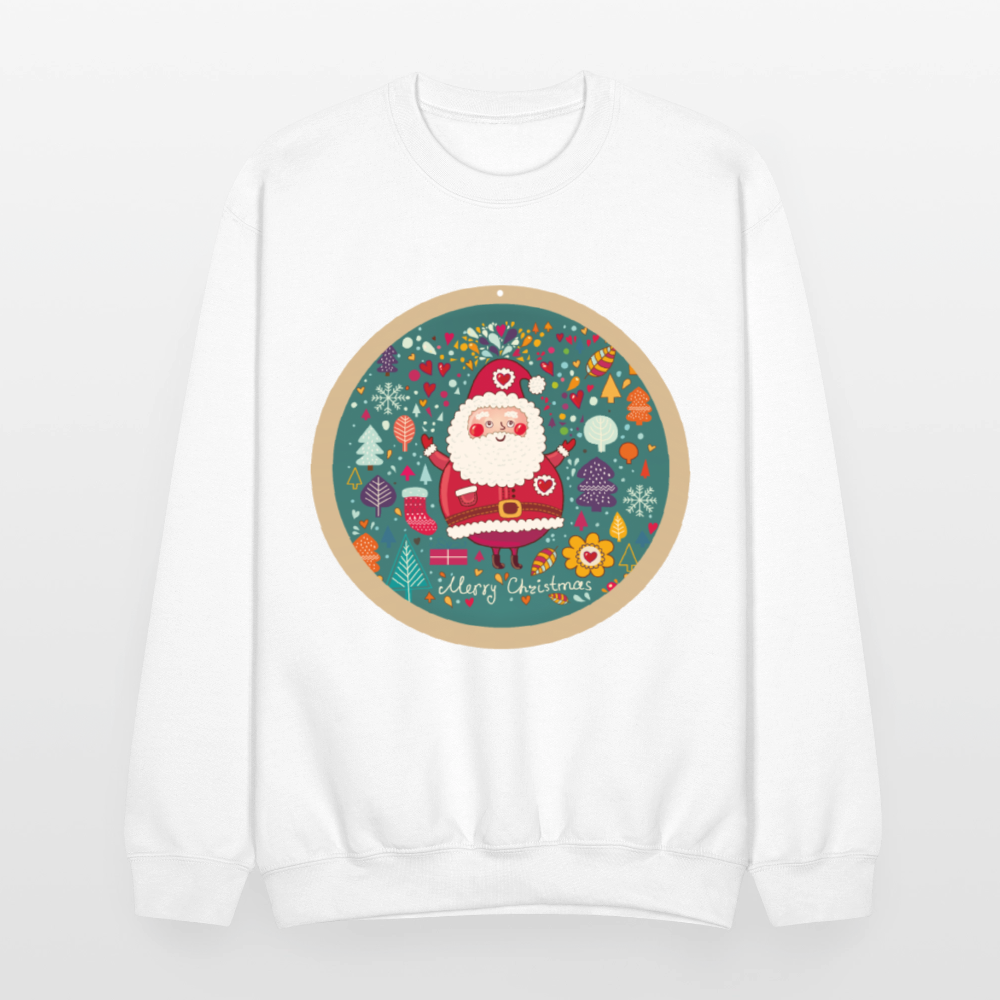 Santa Claus Unisex Crewneck Sweatshirt - white