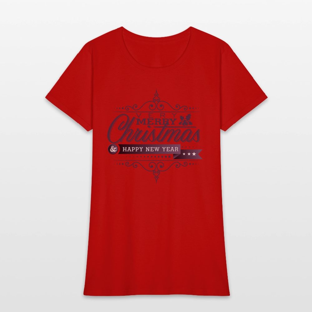 Merry Christmas 3 Women's T-Shirt - red