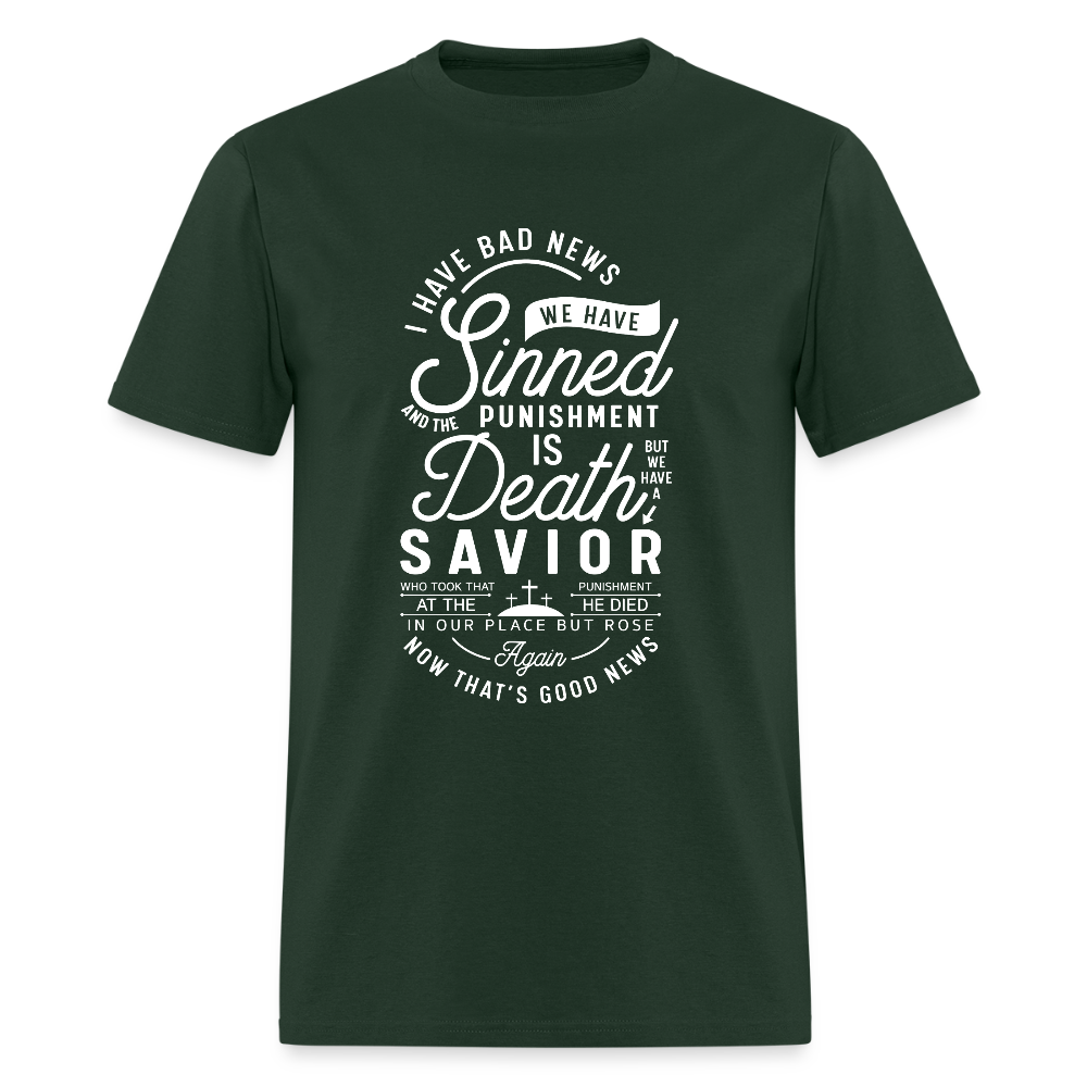 News Men's T-Shirt | GILDAN 5000 - forest green