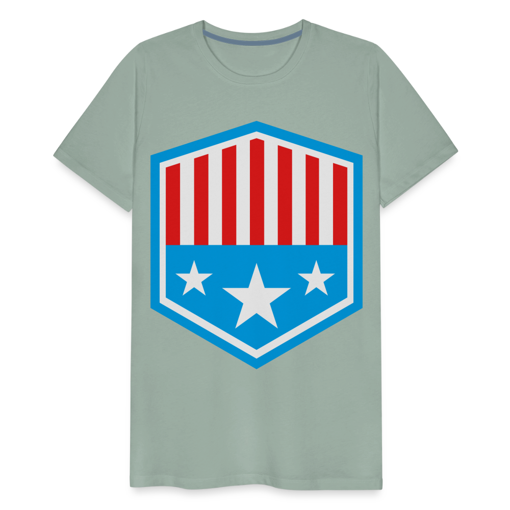 Men's Patriot Tee - steel green