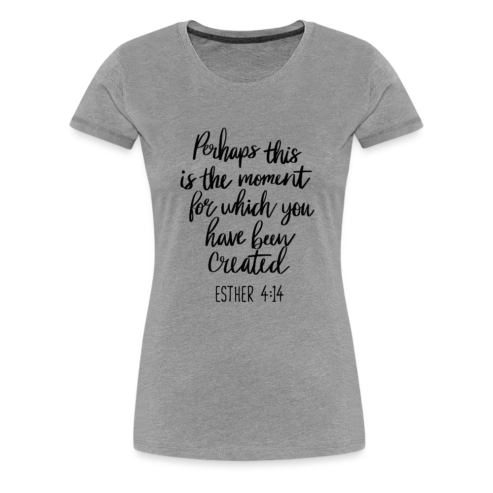 Moment Women’s Premium T-Shirt - heather gray