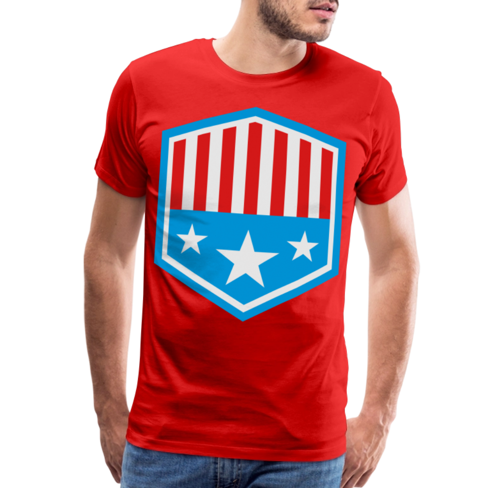 Men's Patriot Tee - red