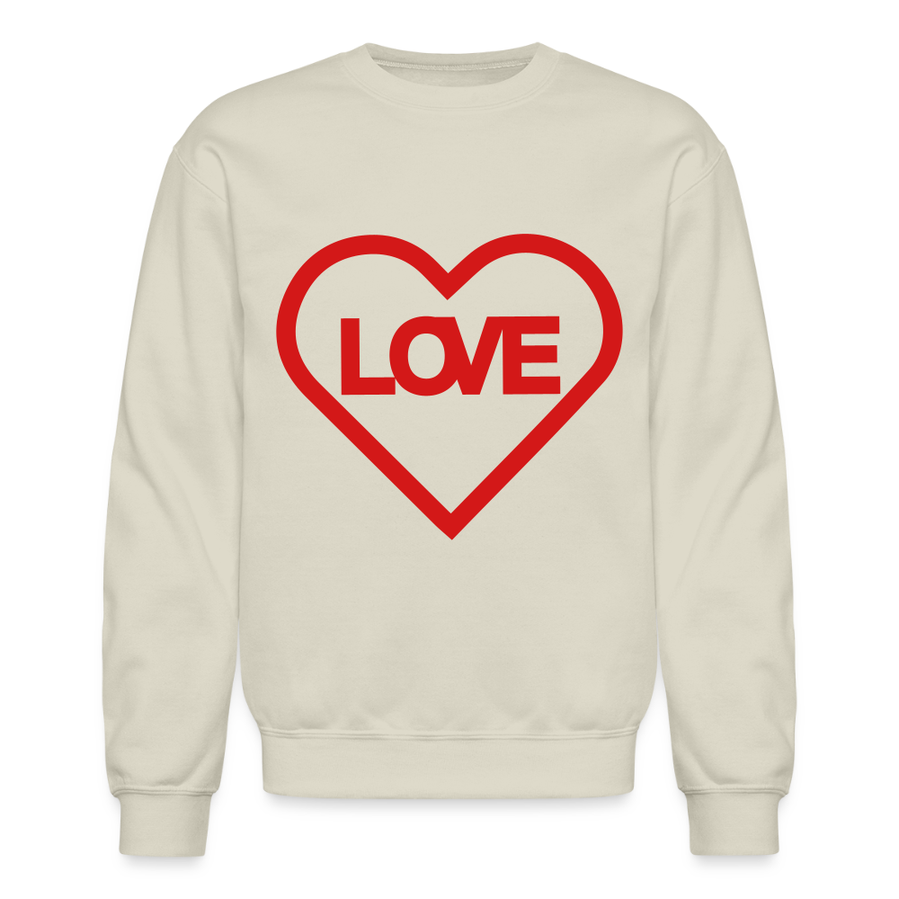 Love Crewneck Sweatshirt - Sand