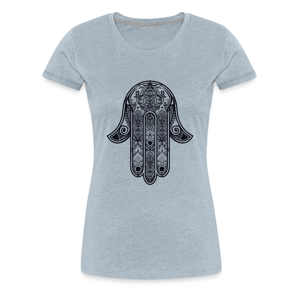 Hand of Fatimah Women’s Premium T-Shirt - heather ice blue